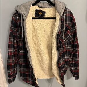 Lee Cream Sherpa Lined Jacket